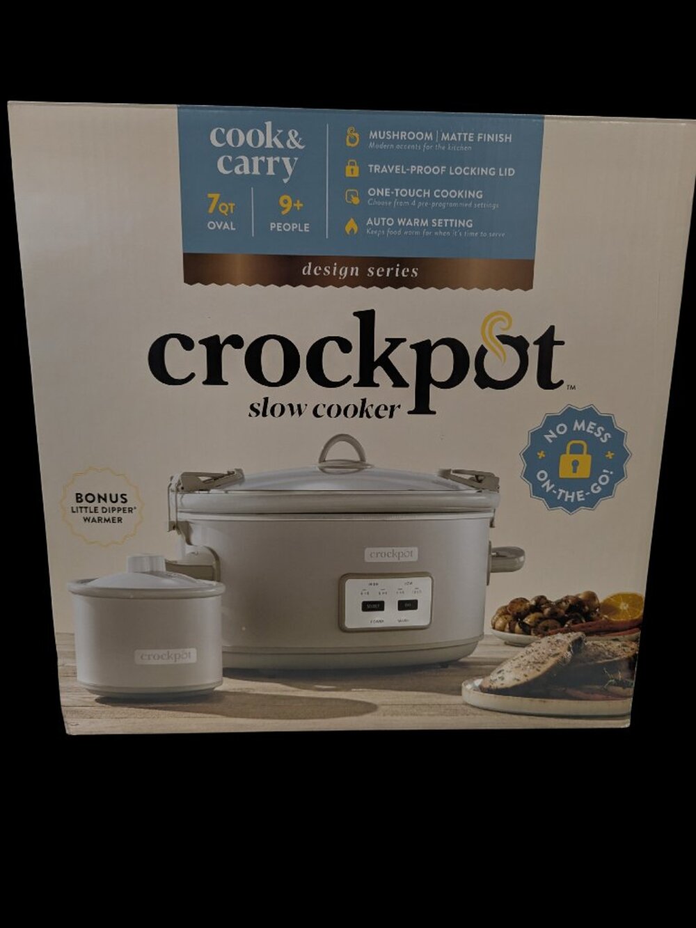 Crockpot Cook & Carry 7QT Slow Cooker with Little Dipper